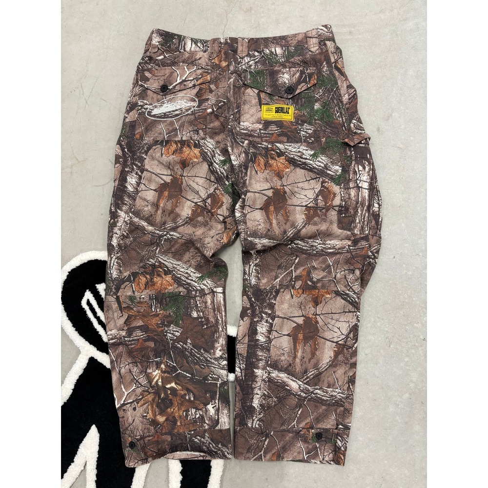 Corteiz Guerillaz Realtree Camo Cargo Pants Mens XXL Sz 38 CRTZ_1232 Brown